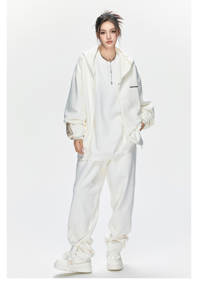 ARDENCODE Unisex Oversized Cotton Zip Hoodie