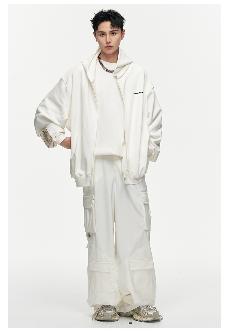 ARDENCODE Unisex Oversized Cotton Zip Hoodie
