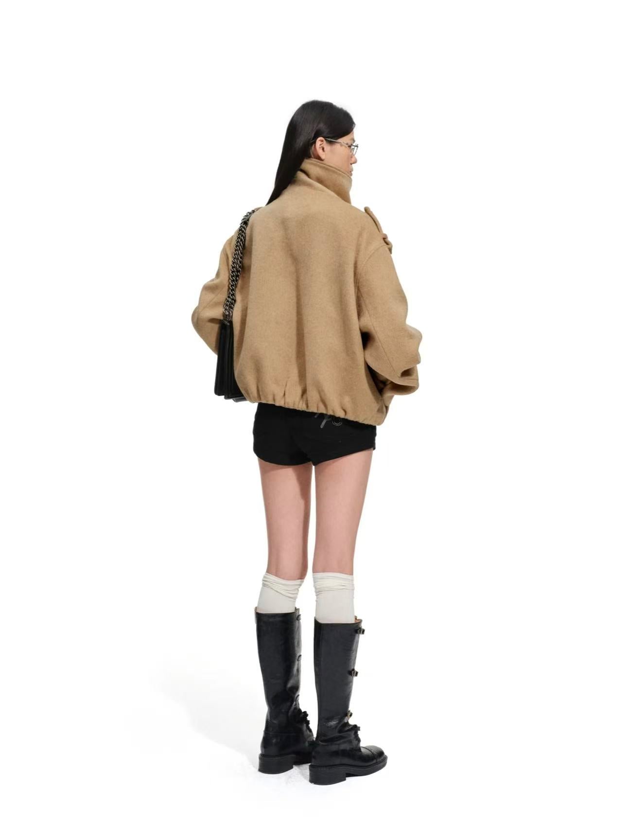 NAWS Rose Oversized Wollen Coat