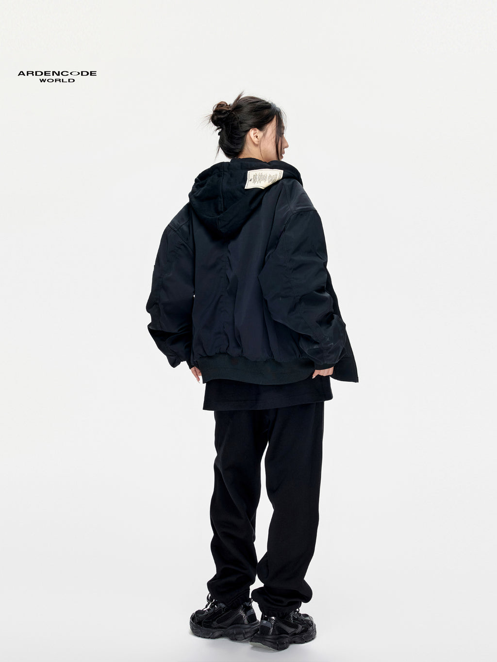 Detachable Hood Cotton Jacket Coat