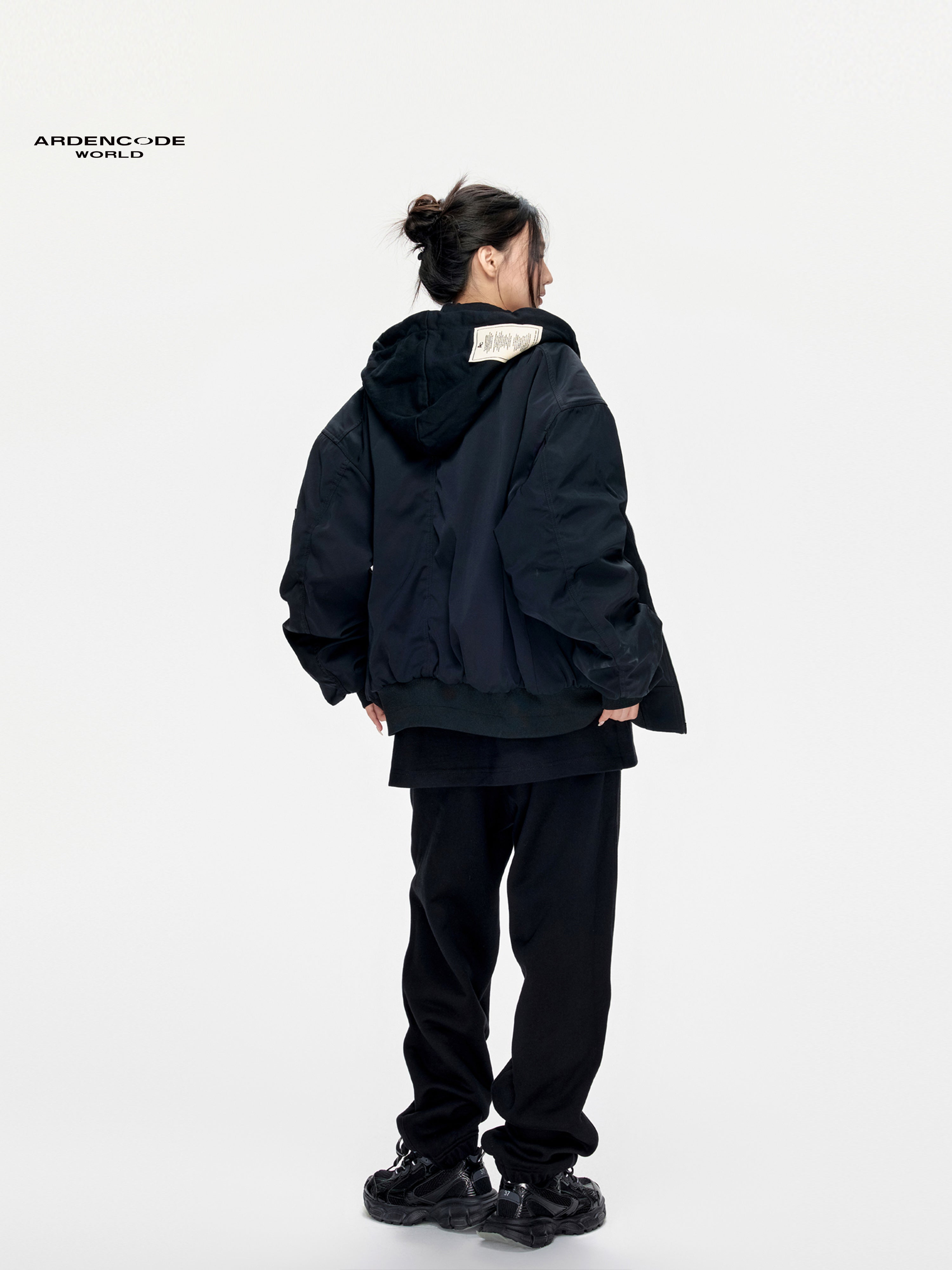 Detachable Hood Cotton Jacket Coat