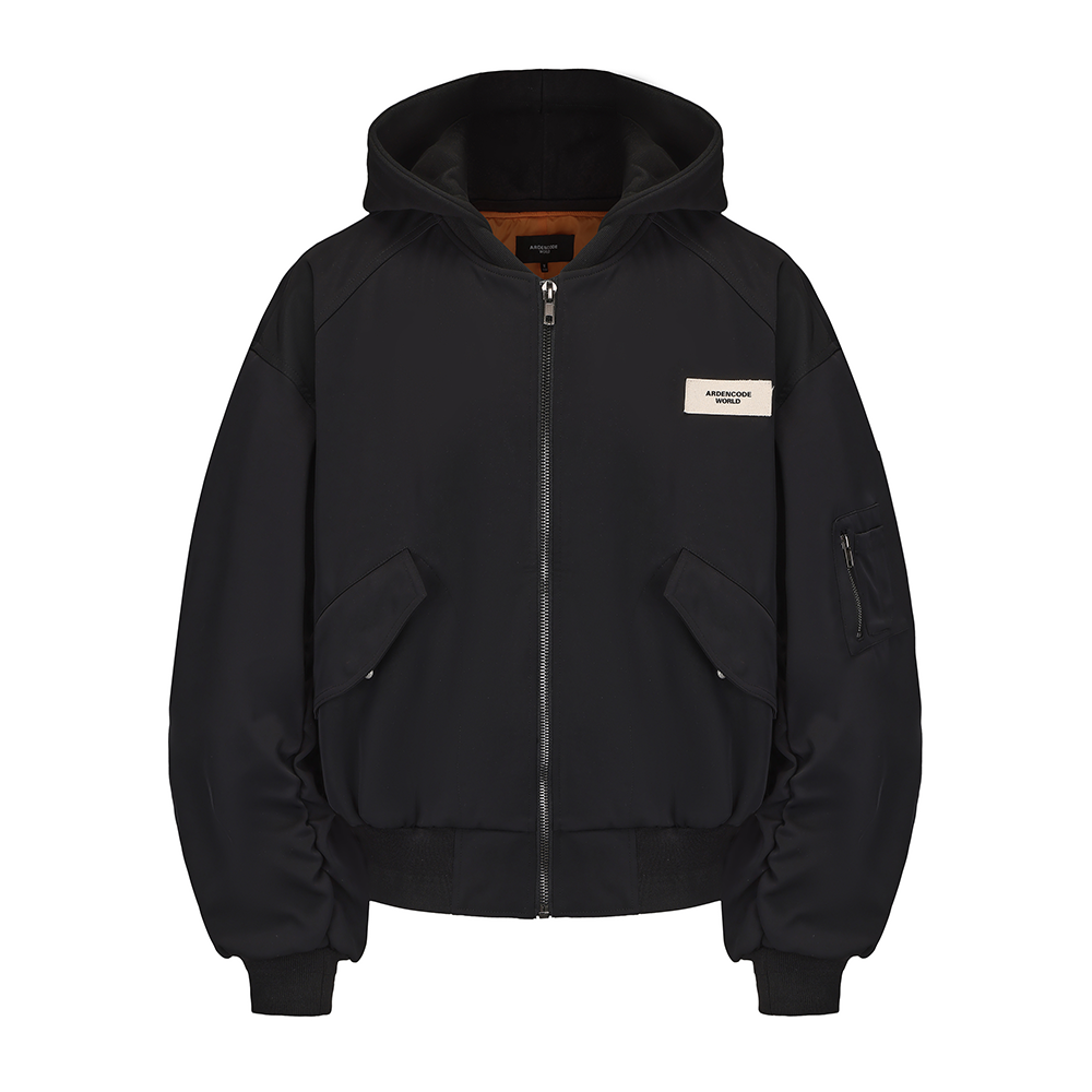 Detachable Hood Cotton Jacket Coat