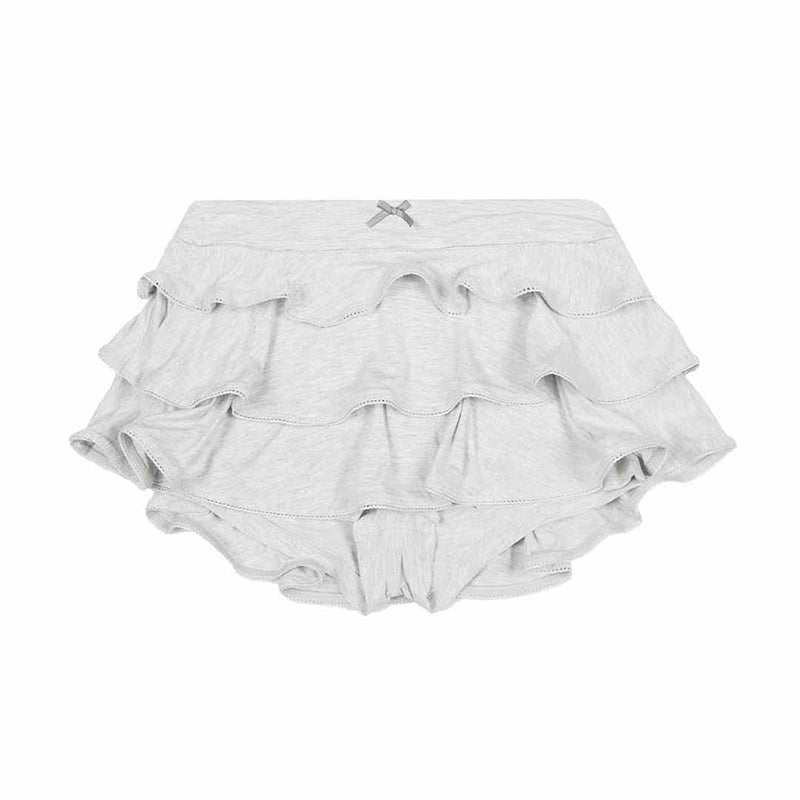 Floral Elastic Waist Tiered Mini Skirt