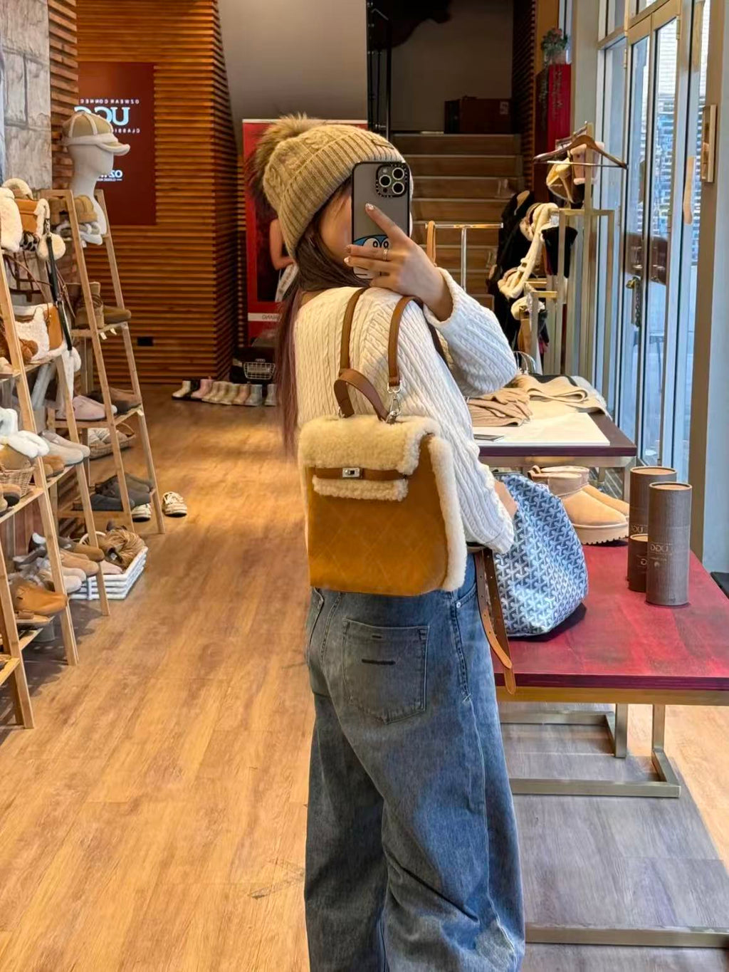 Ozlana Ugg Teddy Fleece Backpack