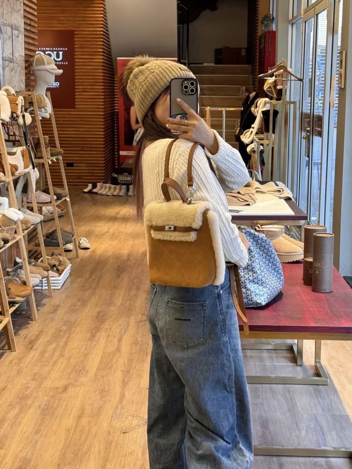 Ozlana Ugg Teddy Fleece Backpack