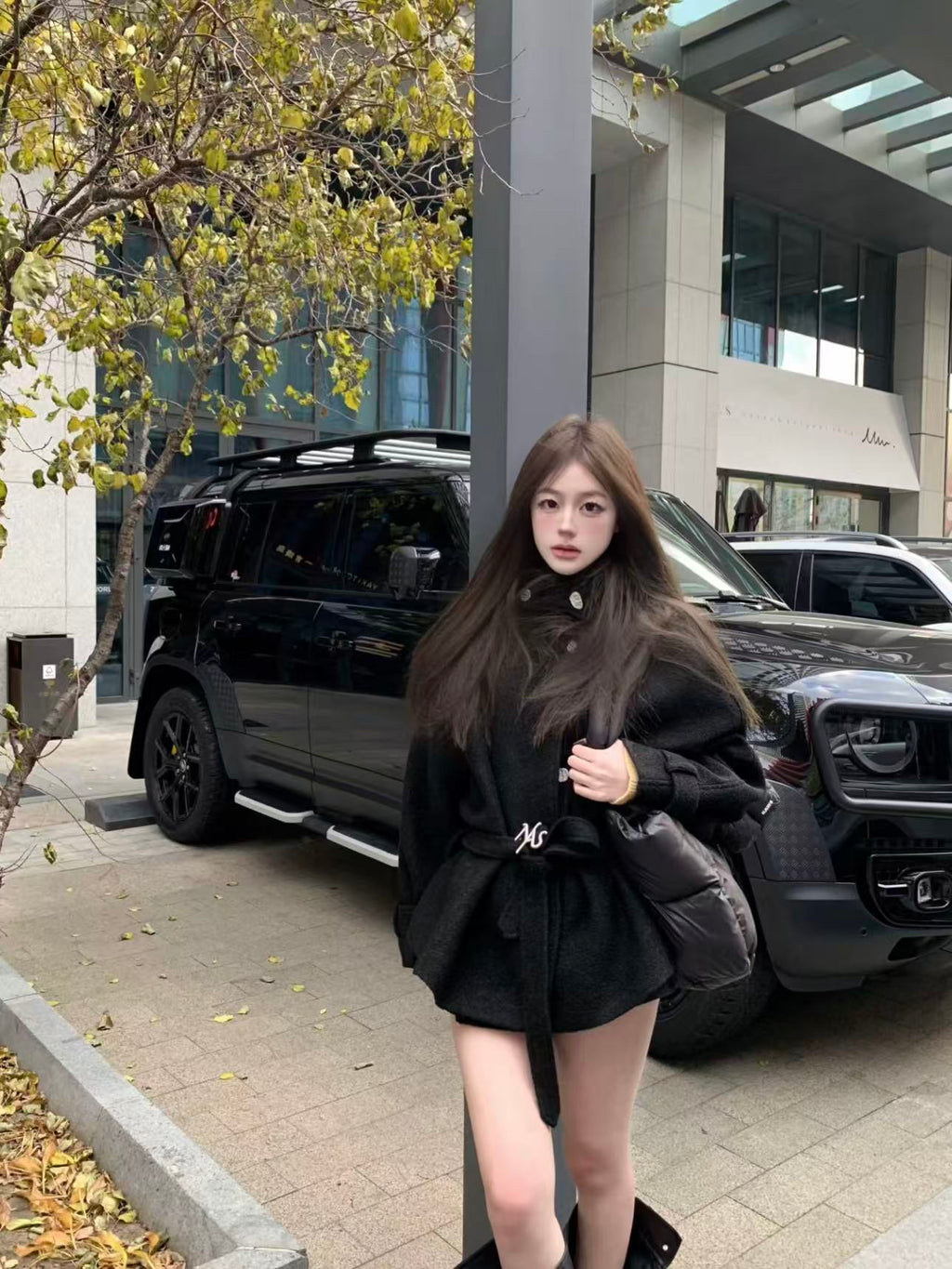 NAWS Relaxed Cropped Wool Barn Jacket