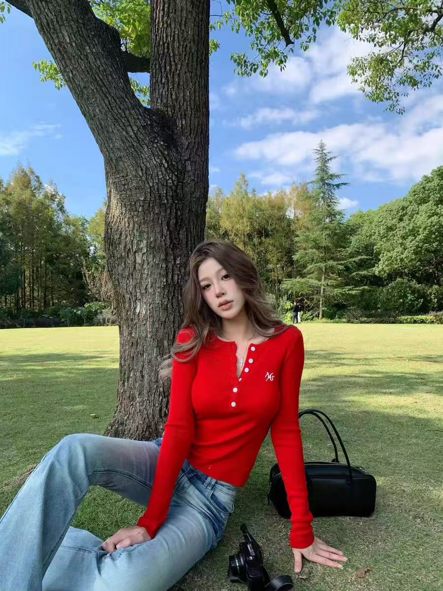 NAWS Cable-Knit Merino Wool Henley Top