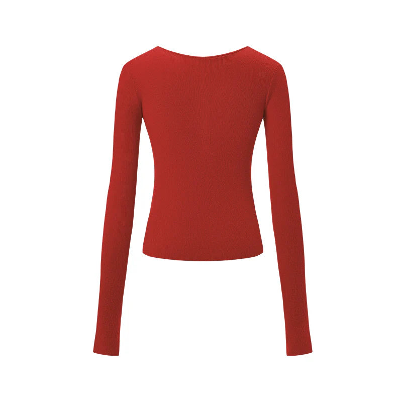 NAWS Cable-Knit Merino Wool Henley Top
