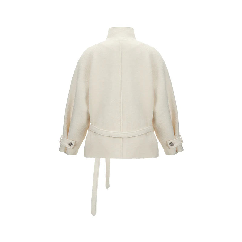 NAWS Relaxed Cropped Wool Barn Jacket
