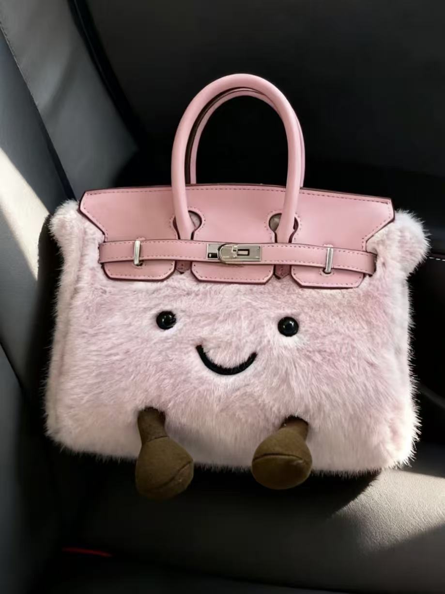 Jellycat Style Fluff Birkin Bag