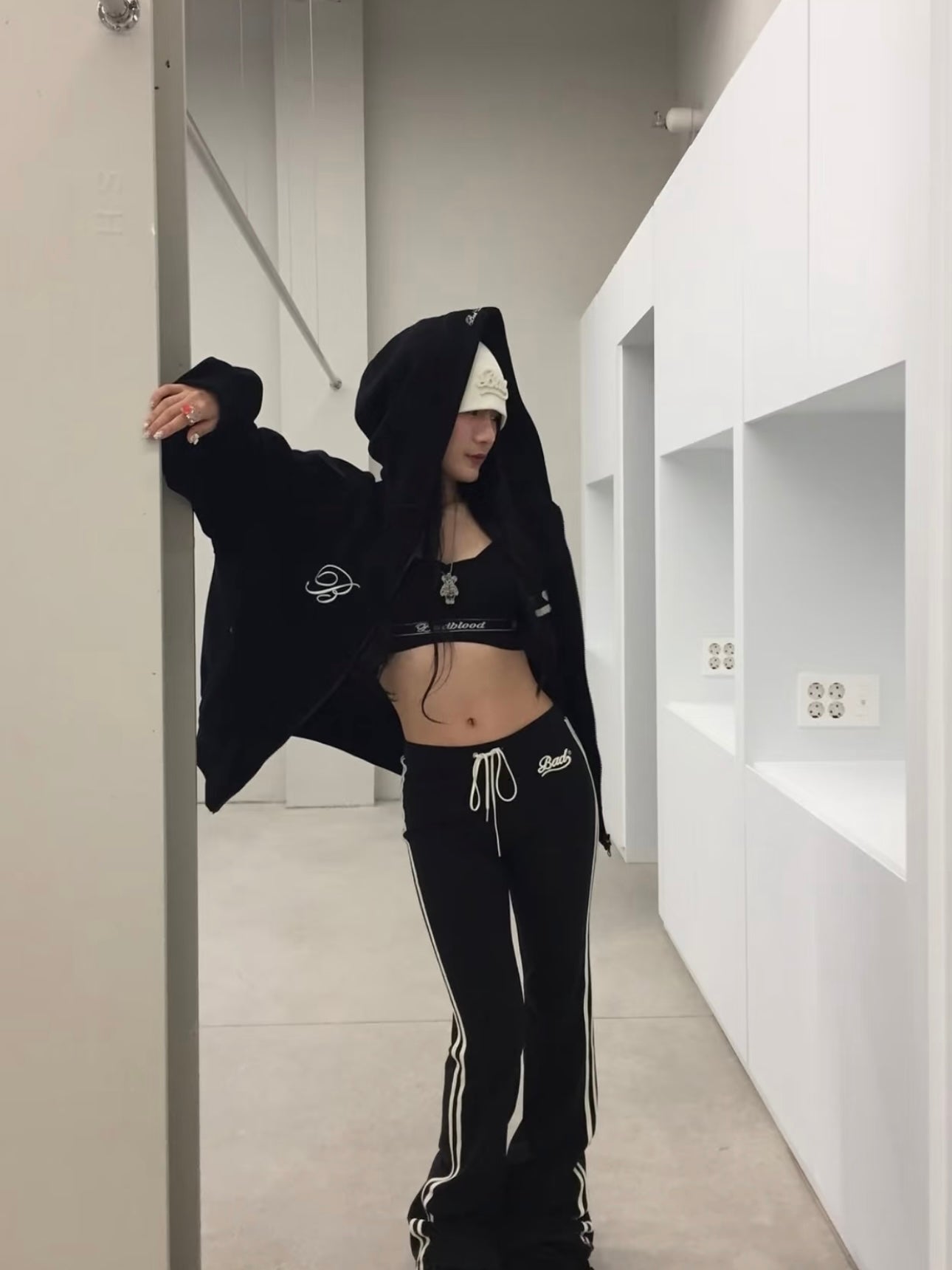 Badblood Barbara Boot Cut pants Black