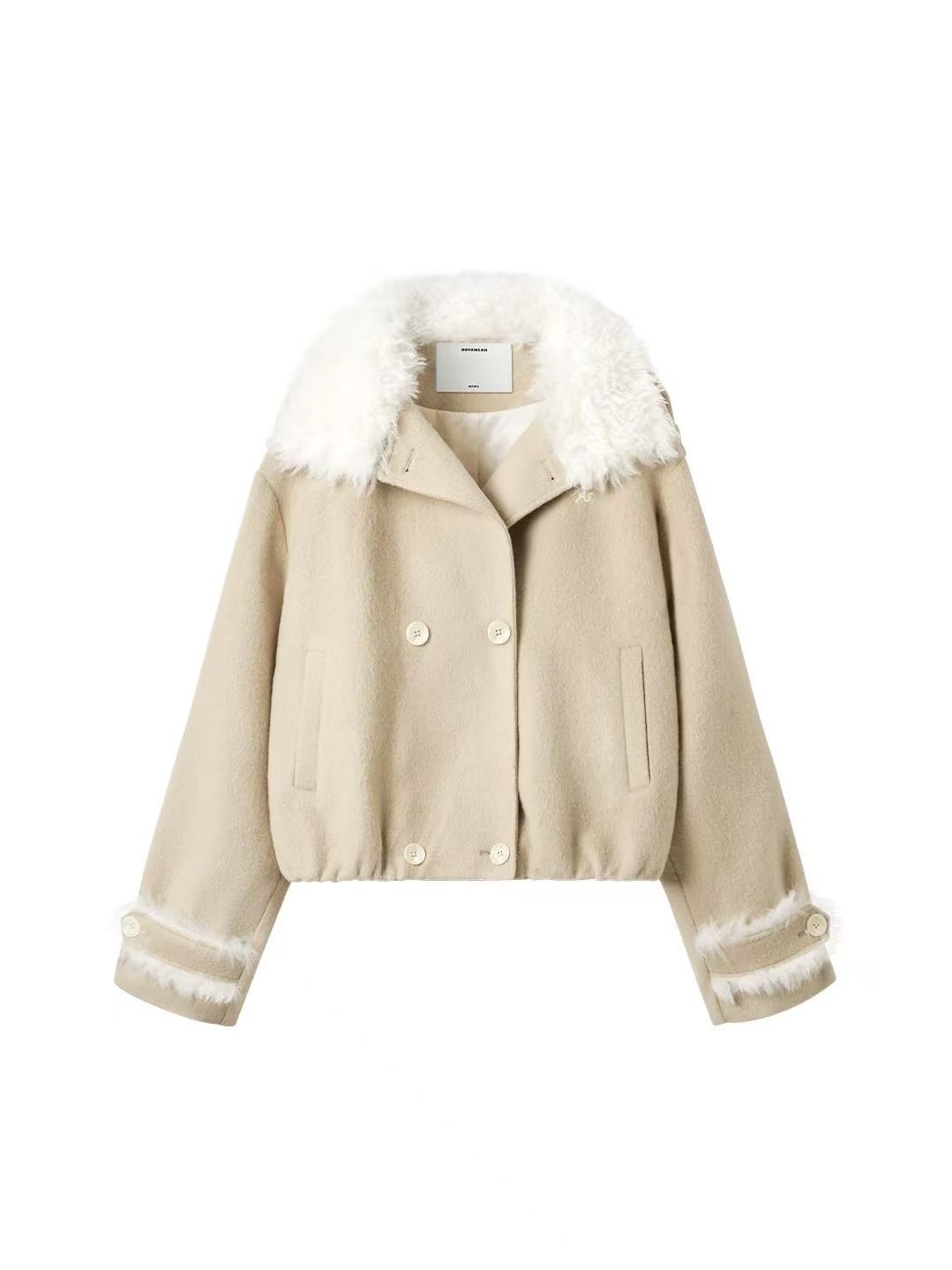 NAWS Snow Melt Polar Oversized Woollen Coat