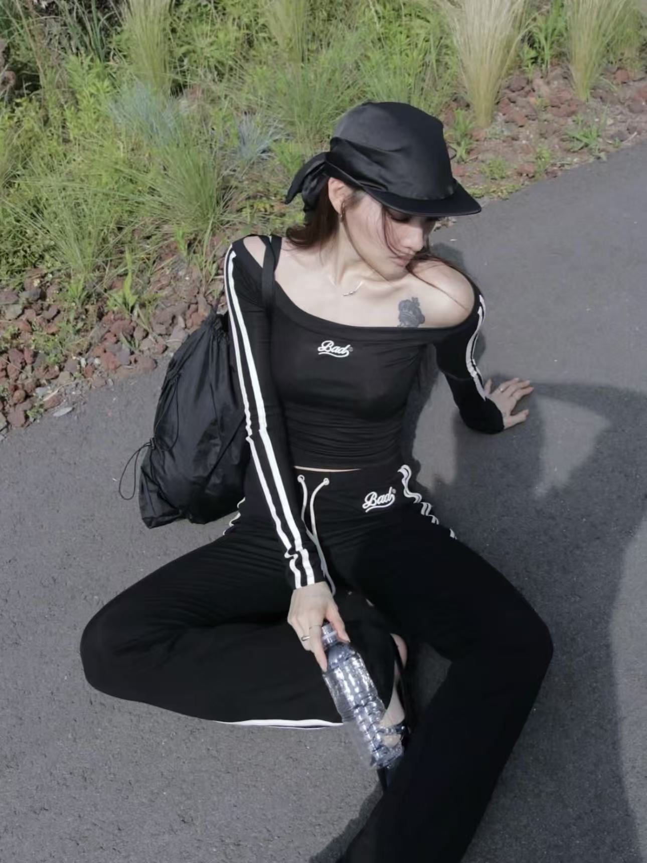 Badblood Barbara Boot Cut pants Black