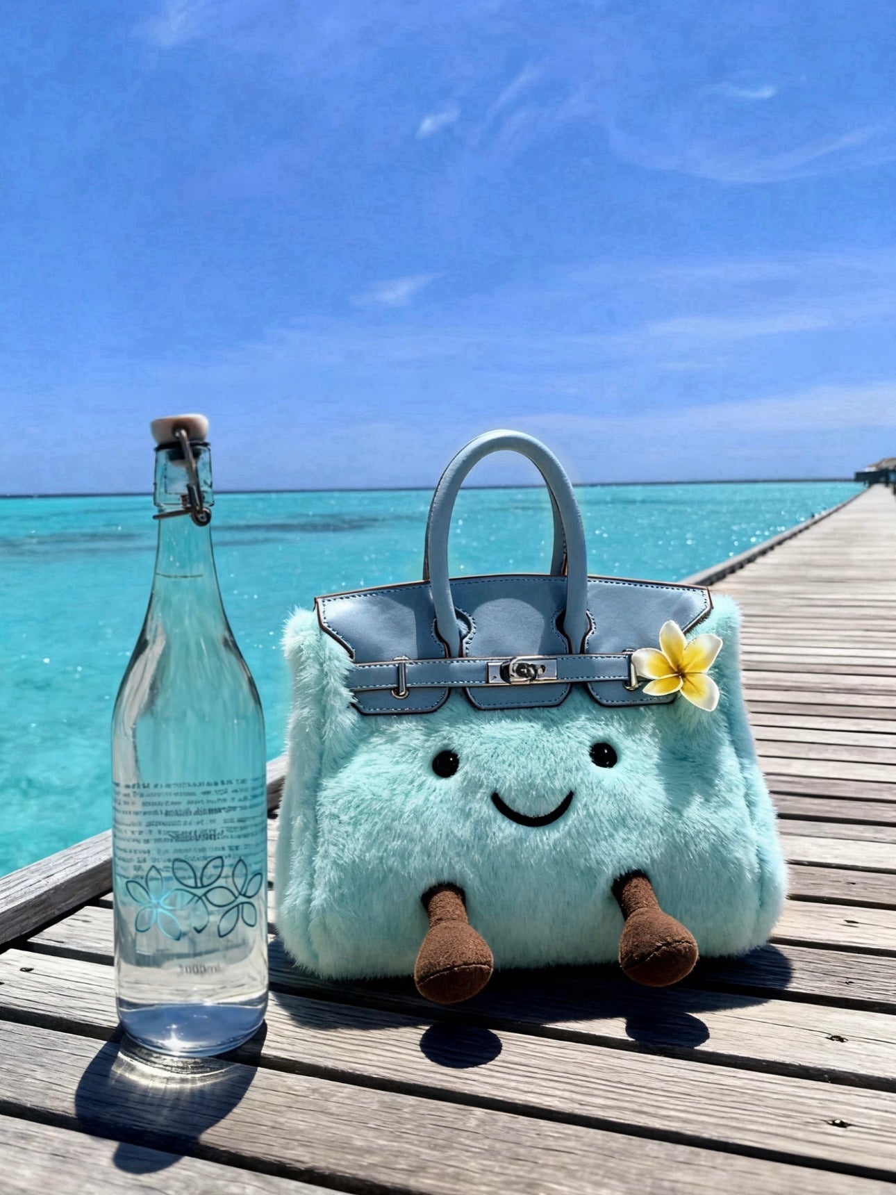 Jellykin Style Fluff Birkin Bag — Medium Size