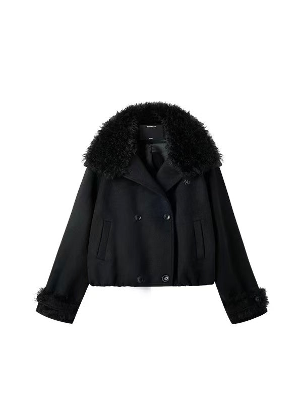 NAWS Snow Melt Polar Oversized Woollen Coat