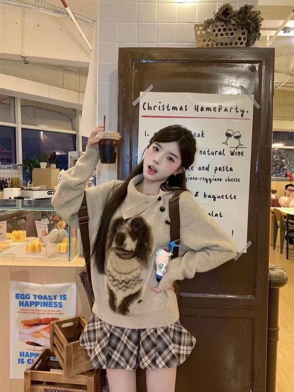 KC Jagger Puppy Collar Knit Sweater