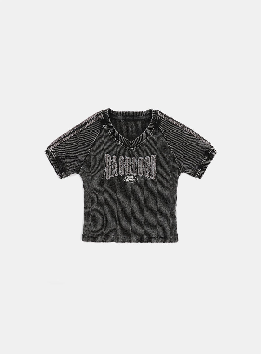 BADBLOOD Rusty Denim V-Neck T-Shirt