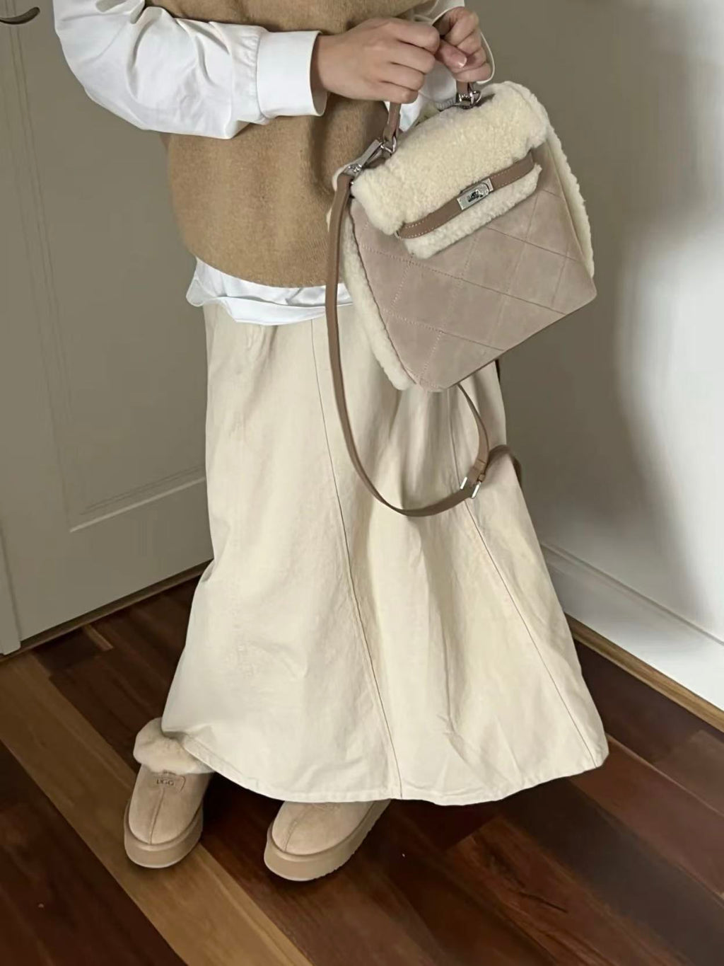 Ozlana Ugg Teddy Fleece Backpack