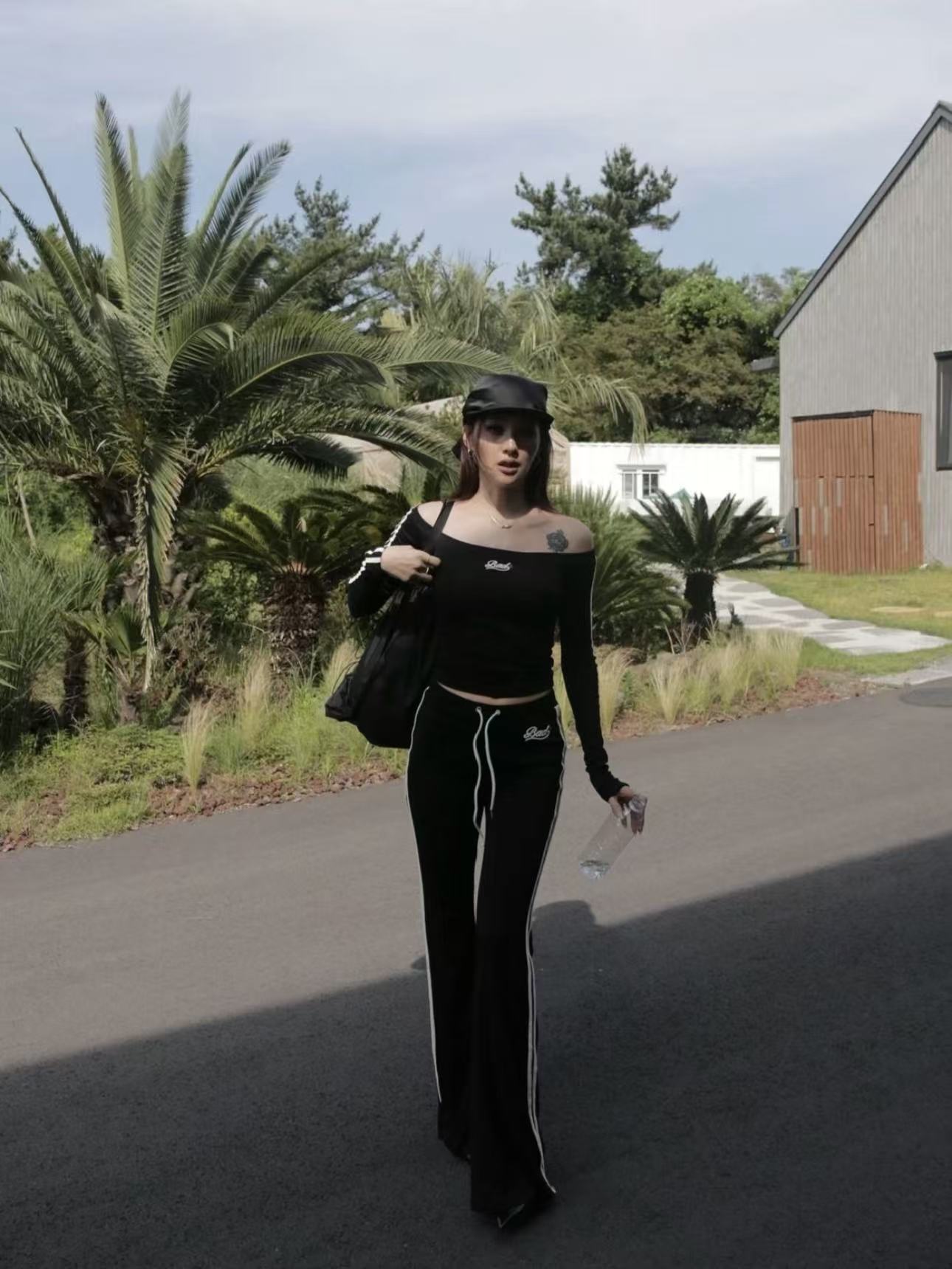 Badblood Barbara Boot Cut pants Black