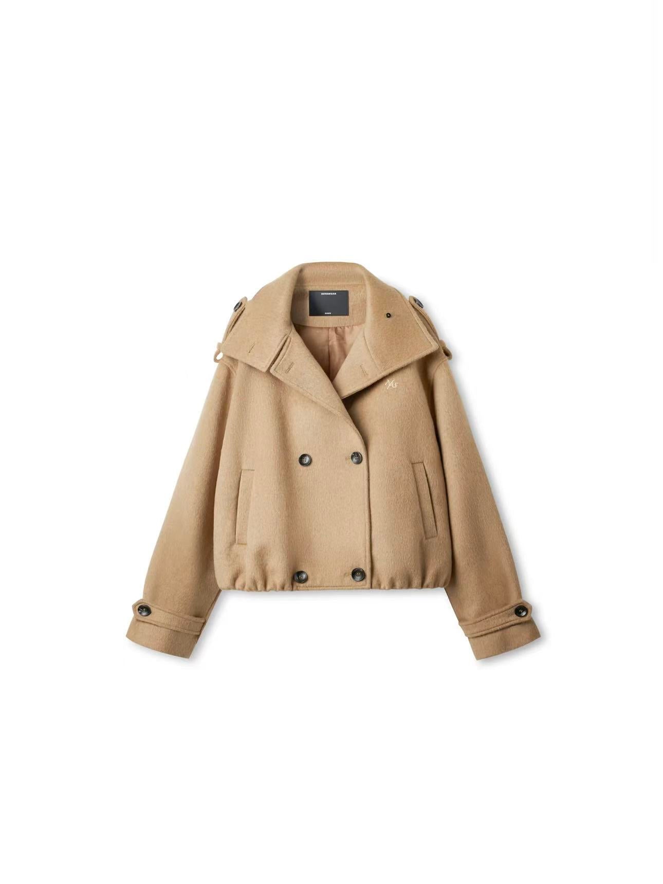 NAWS Rose Oversized Wollen Coat