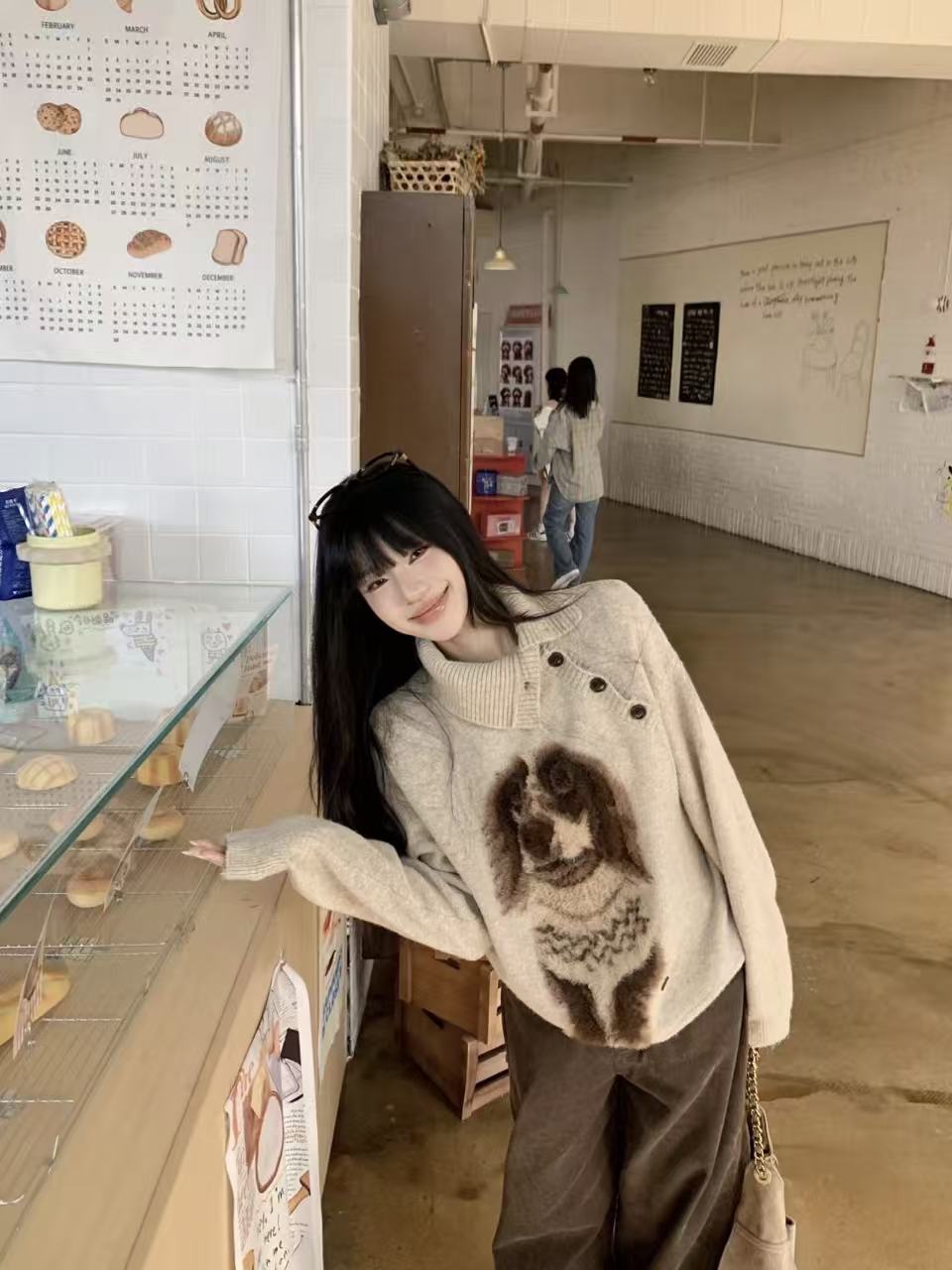 KC Jagger Puppy Collar Knit Sweater