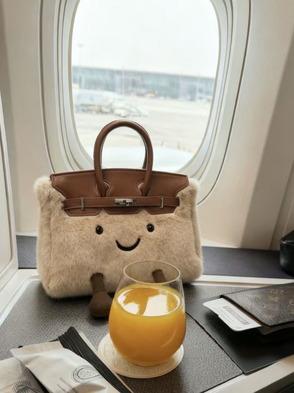 Jellykin Style Fluff Birkin Bag — Medium Size