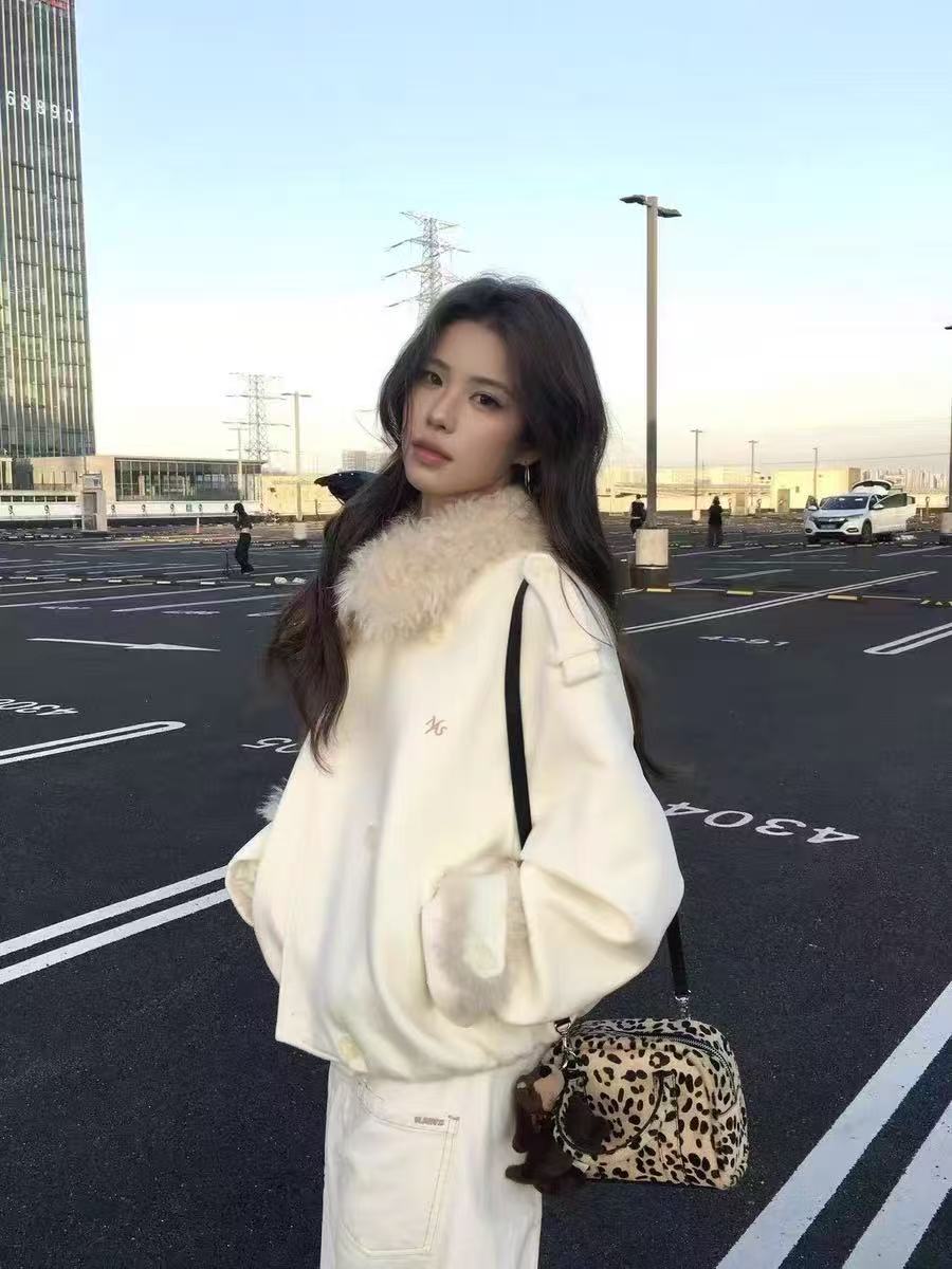 NAWS Snow Melt Polar Oversized Woollen Coat