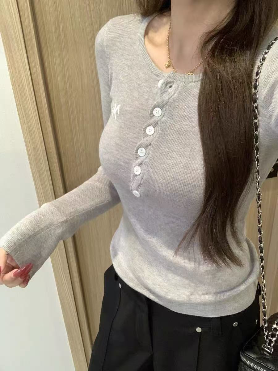 NAWS Cable-Knit Merino Wool Henley Top