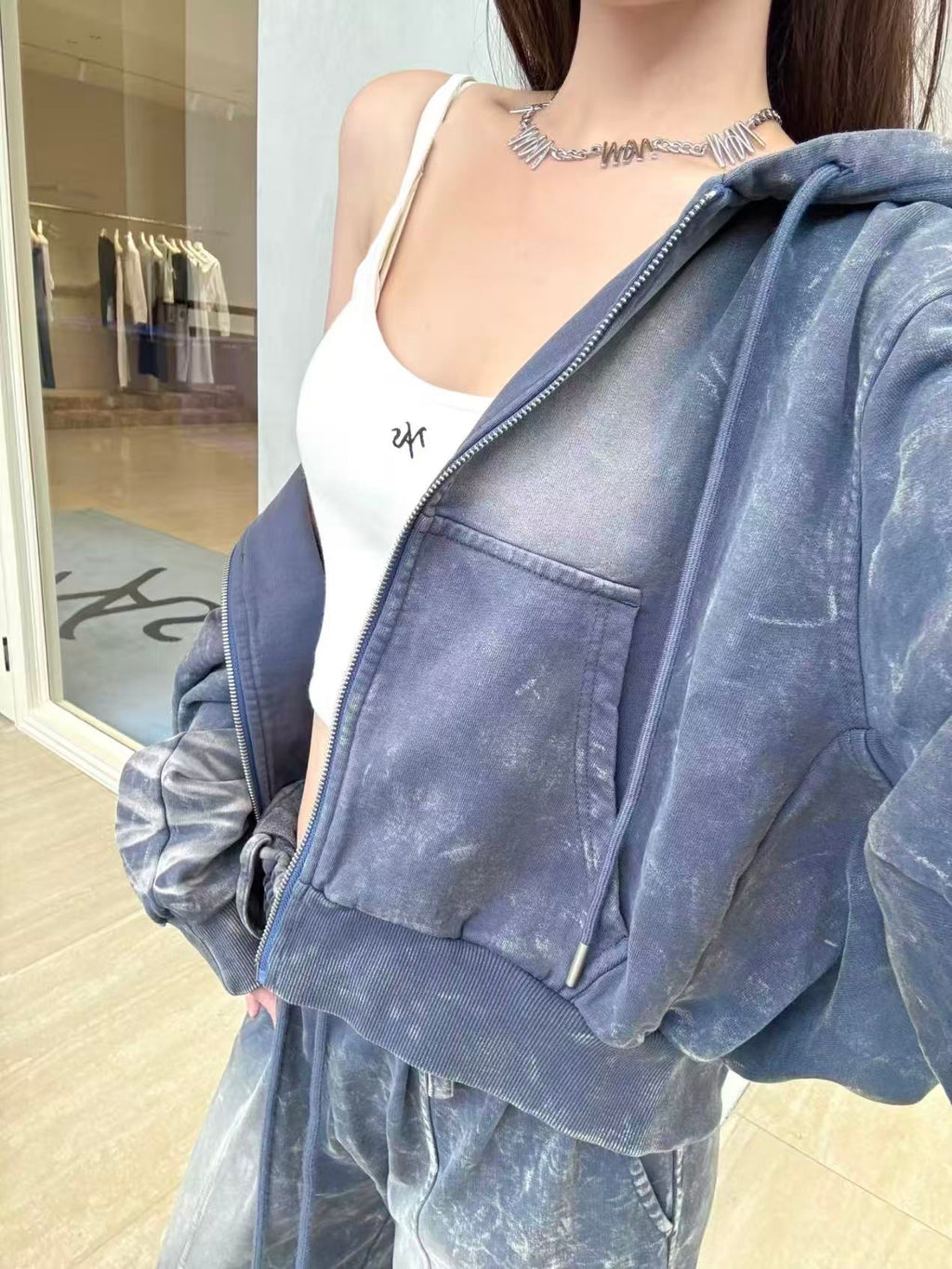 NAWS Volcanic Loose Fit Hoodie Jacket