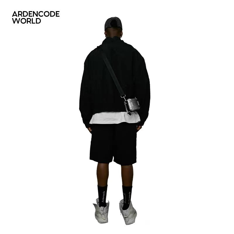 Ardencode Black Cropped Jacket