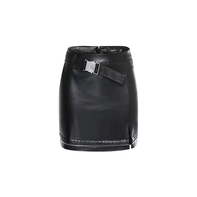 Agam Leather Skirt