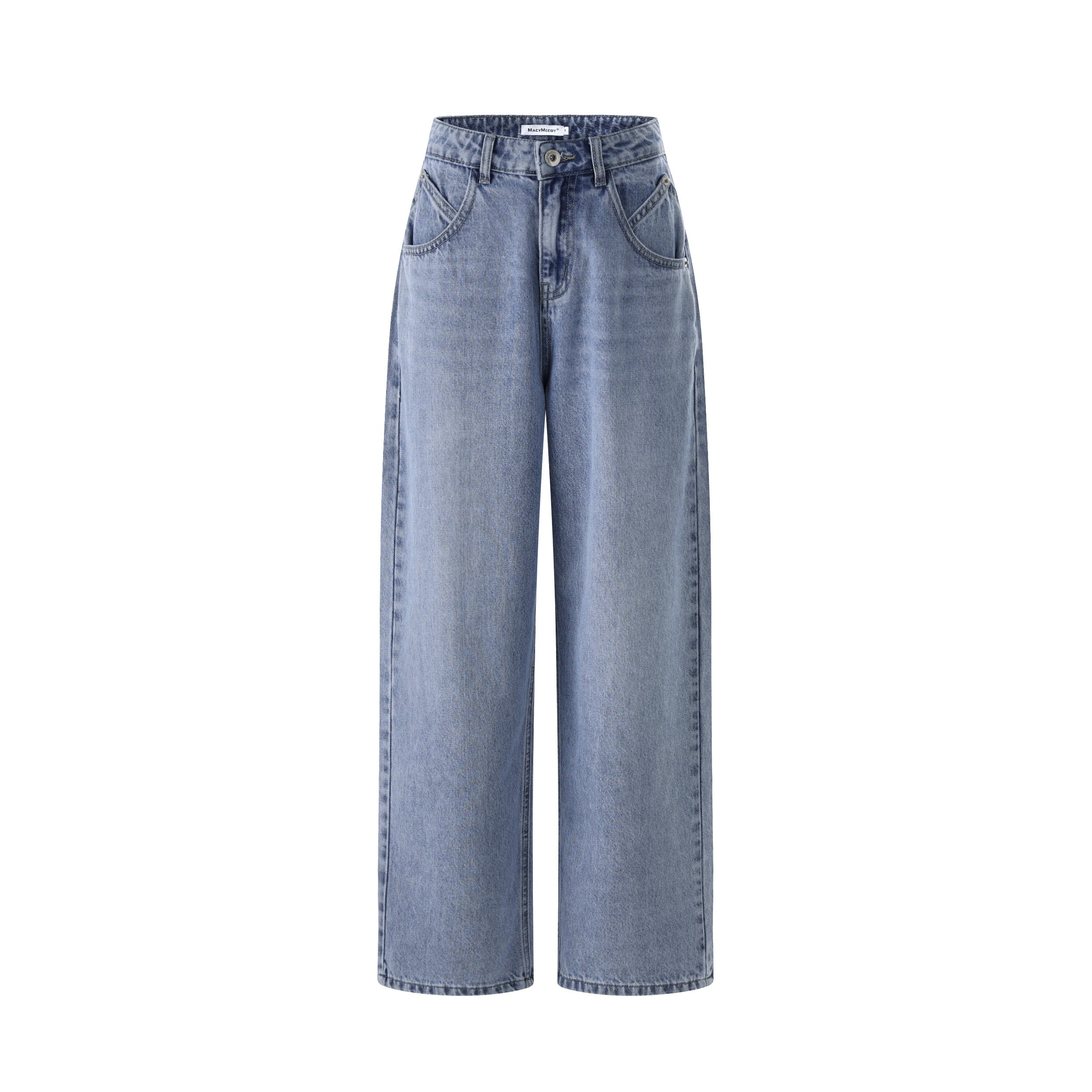 MacyMccoy Oversize Washed Denim Jeans