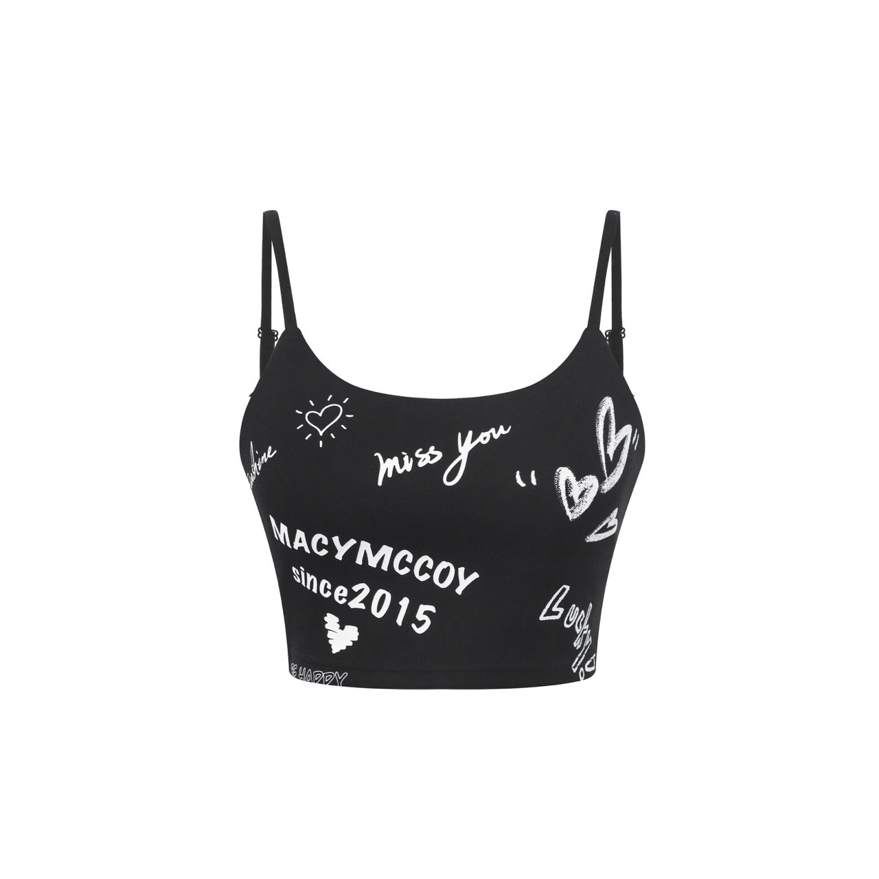 MacyMccoy Graffiti Painted Vest Top