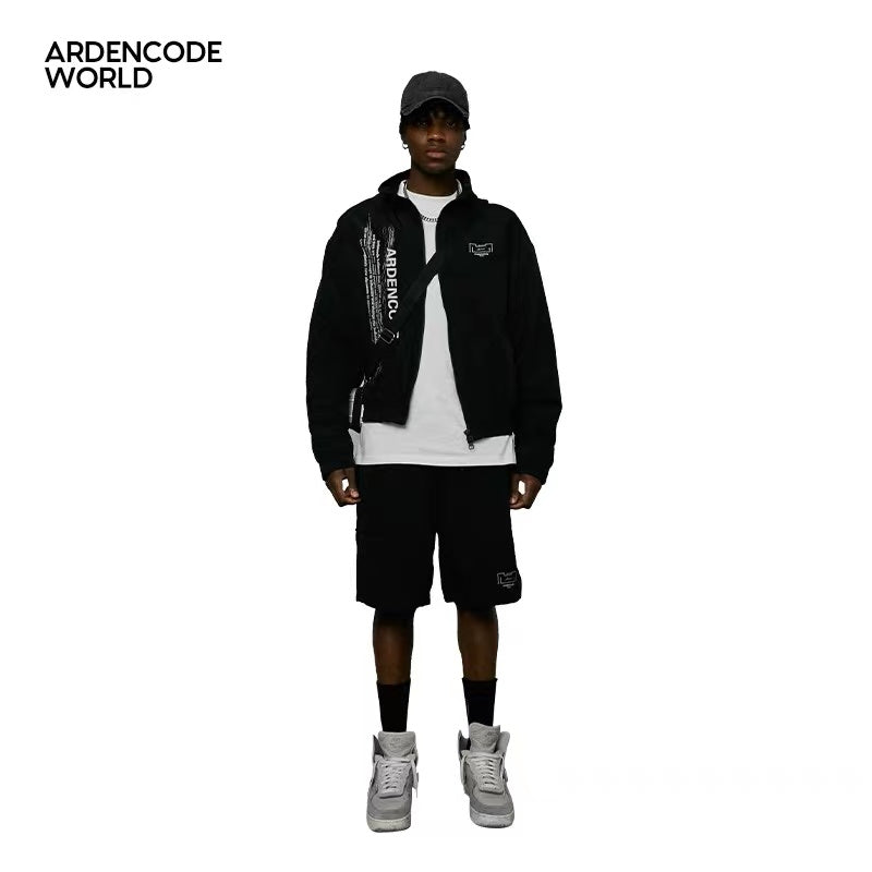 Ardencode Black Cropped Jacket