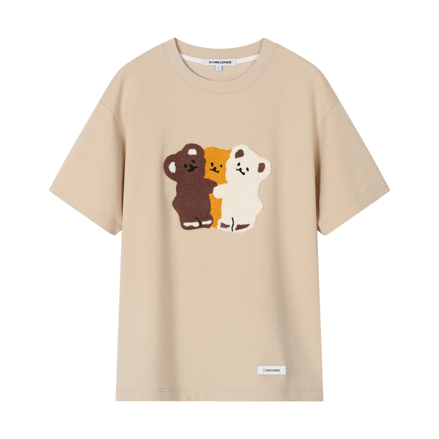 SomeSowe Hug Bears Oversize Tee Brown