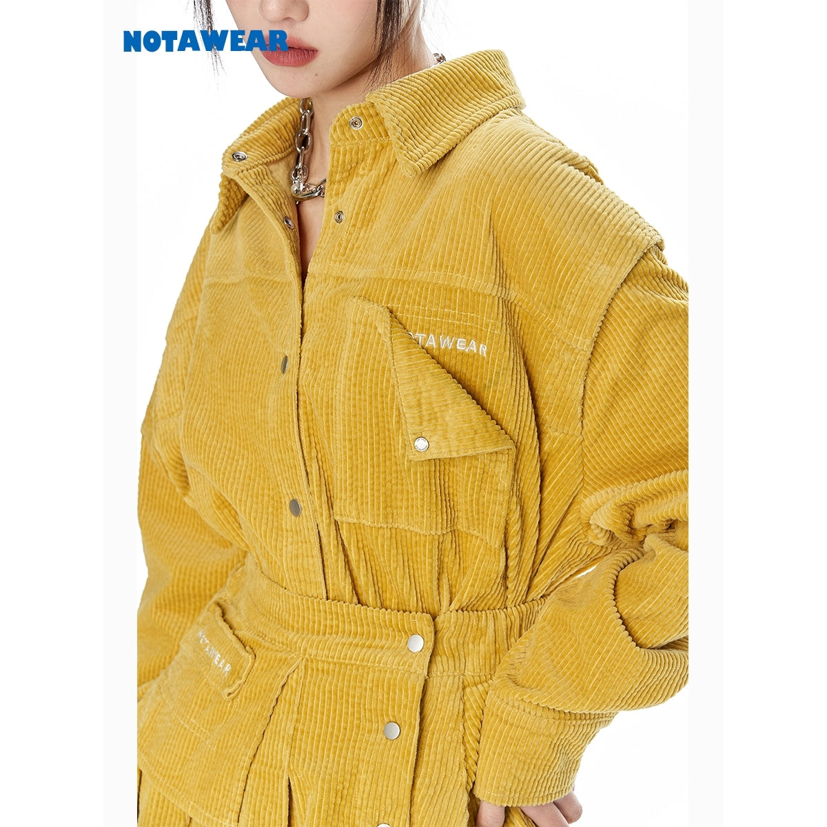 NotAwear Sunset Corduroy Shirt Yellow